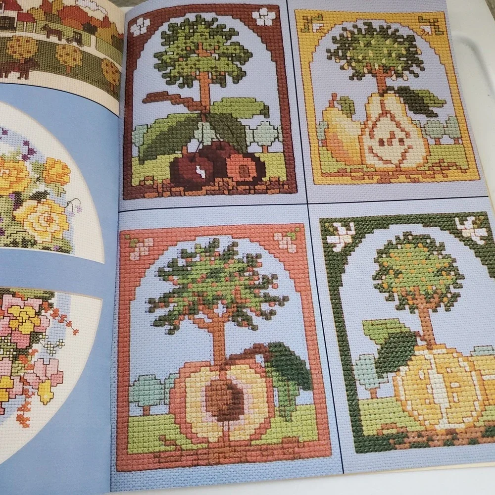 An Early Country Morning Cross Stitch Pattern Book Vanessa-Ann Collection VAC 17